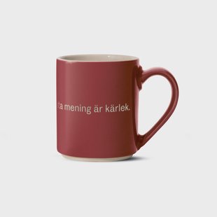 Design House Stockholm Astrid Lindgren mok, ja, jag tror att livets… Zweedse tekst