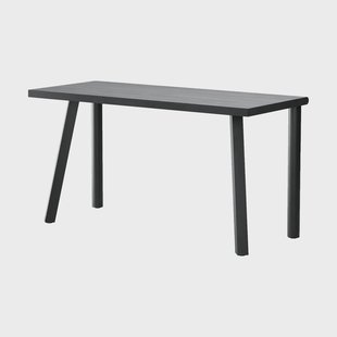 Massproductions Homework bureau 140x60 cm Zwart gebeitste esdoorn