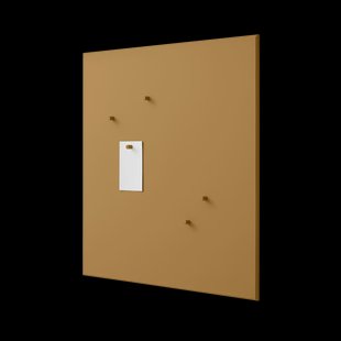 Montana Montana noticeboard prikbord 69,6x69,6 cm Amber
