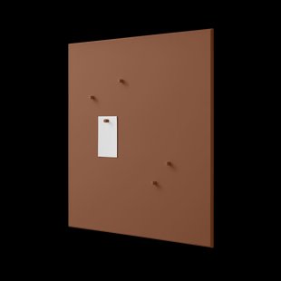Montana Montana noticeboard prikbord 69,6x69,6 cm Hazelnut