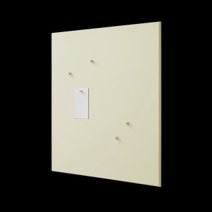 Montana Montana noticeboard prikbord 69,6x69,6 cm Vanilla Montana Montana noticeboard prikbord 69,6x69,6 cm Vanilla