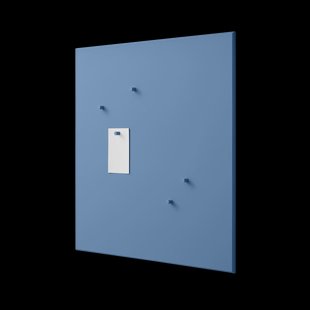 Montana Montana noticeboard prikbord 69,6x69,6 cm Azure