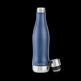 Glacial Glacial waterfles 400 ml Matte navy