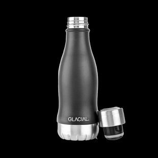 Glacial Glacial waterfles 280 ml Matte black