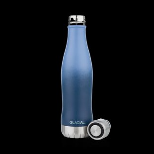 Glacial Glacial waterfles active 400 ml Blue fade