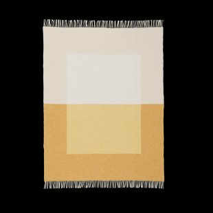 Northern Echo plaid 130x170 cm Yellow