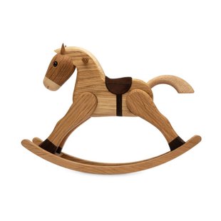 Spring Copenhagen The Rocking Horse decoratie 13,5 cm Eik, 13,5 cm