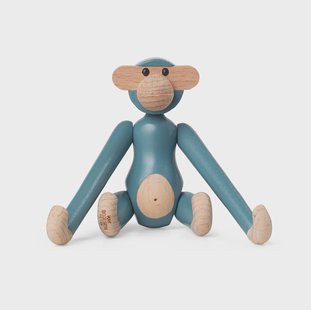 Kay Bojesen Denmark Kay Bojesen aap mini vintage Blauw Kay Bojesen Denmark Kay Bojesen aap mini vintage Blauw