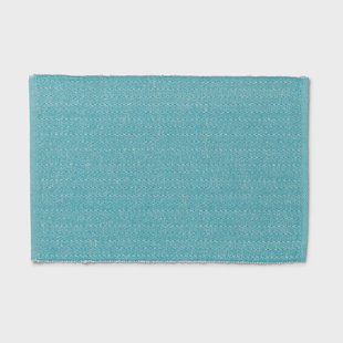 Lyngby Porcelæn Herringbone placemat 30x43 cm Turkoois