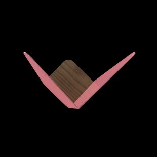 Umage Mini vlinder haakje Nuance rose