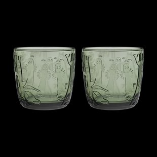 Moomin Arabia Moomin drinkglas 28 cl 2-pack Dennengroen