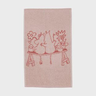 Moomin Arabia Moomin handdoek 30x50 cm Liefde roze Moomin Arabia Moomin handdoek 30x50 cm Liefde roze