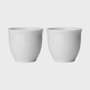 Rörstrand Swedish Grace eierdop 2-pack Sneeuw