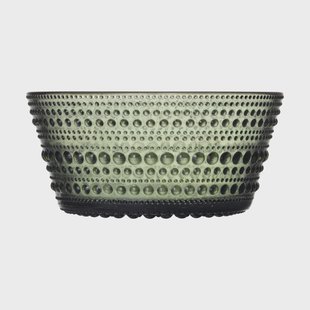 Iittala Kastehelmi schaal Dennengroen