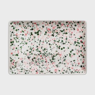 Iittala Oiva Toikka Helle A5 bord 15x21 cm Roze-groen