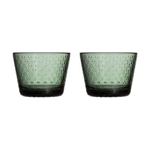 Iittala Tundra drinkglas 16 cl 2-pack Dennengroen