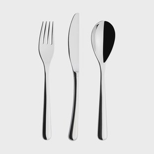 Iittala Piano dessertbestek geschenkdoos 12 delen Blank