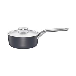 Fiskars Taiten steelpan met deksel 1,6 l Zwart