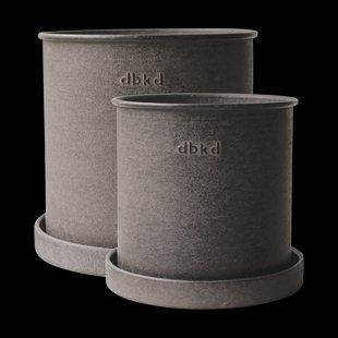 DBKD Plant pot pot klein 2-pack Brown