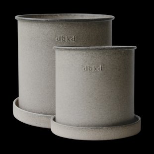 DBKD Plant pot pot klein 2-pack Beige