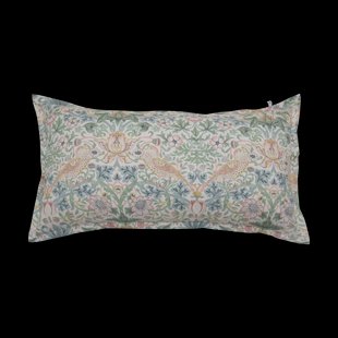 Mille Notti Morris & Co. Strawberry Thief Kussensloop Groen, 50x90 cm