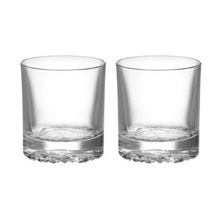 Orrefors Carat double old fashioned  glas 28 cl 2-pack Helder