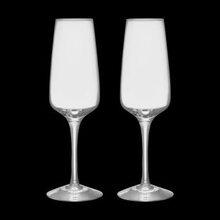 Orrefors Pulse champagneglas 28 cl 2-pack Transparant