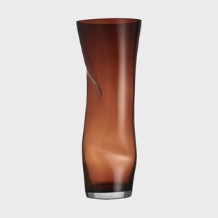 Orrefors Squeeze vaas Sunset brown