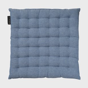 Linum Pepper stoelkussen 40x40 cm Diep zeeblauw