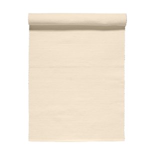Linum Uni tafelloper 45x150 cm Romige beige