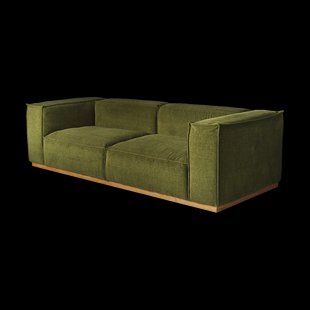 1898 Bergsdal 3-zits bank Luisa green