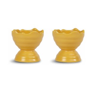 Sagaform Ellen eierdopje 2-pack Geel