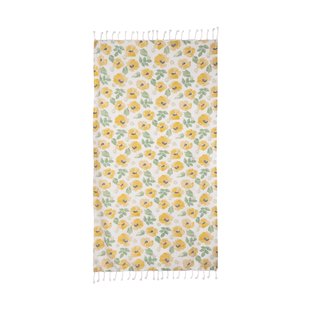 Sagaform Eden hamam handdoek 90x170 cm Gemengd geel