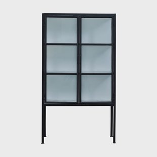 Lene Bjerre Depot vitrinekast 85x40x150 cm Black-white