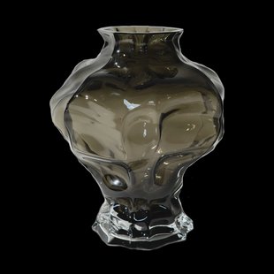 Hein Studio Ammoniet vaas 30 cm New Smoke