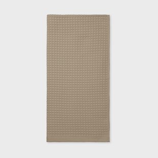 Elvang Denmark Waffle badhanddoek 70x140 cm taupe