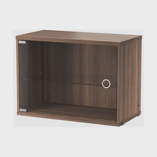 String String vitrinekast Walnoot, 58x30 cm