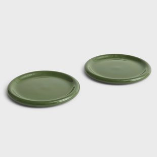 HAY Barro bord Ø24 cm 2-pack Green