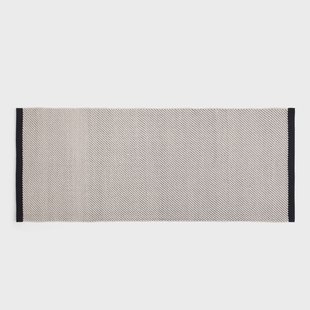 HAY Bias vloerkleed 80x200 cm Black tint