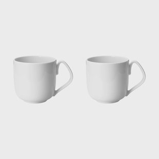 Georg Jensen Koppel mok 27 cl 2-pack Wit