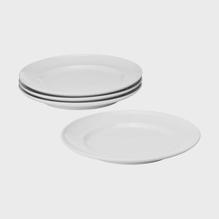 Georg Jensen Koppel bord Ø22 cm 4-pack Wit