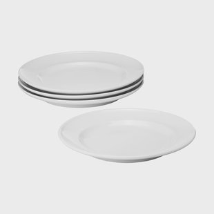 Georg Jensen Koppel bijbord Ø16 cm 4-pack Wit