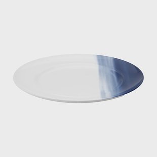 Georg Jensen Koppel bord decor Ø22 cm Wit-blauw
