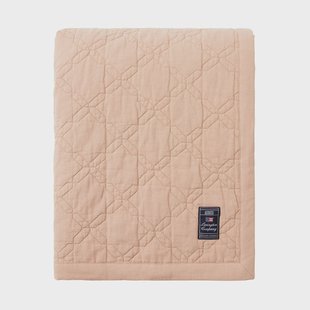 Lexington Quilted Recycled Cotton sprei 260x240 cm Beige