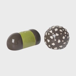Pluto Design Like a Swede peper & zout set Bruin-groen-wit