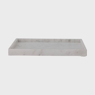 Bloomingville Majsa decoratieplateau 35x35 cm White marble