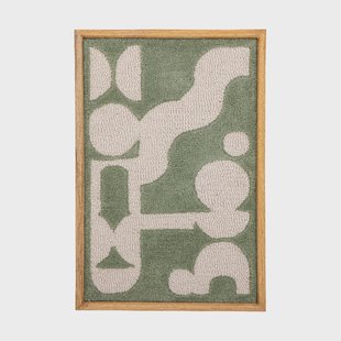 Bloomingville Longton muurdecoratie 45x65 cm Green