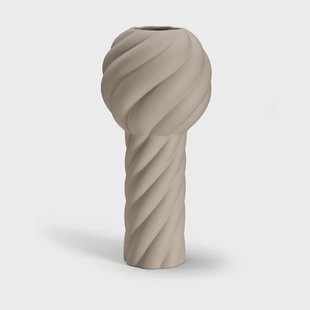 Cooee Design Twist pillar vaas 34 cm Sand