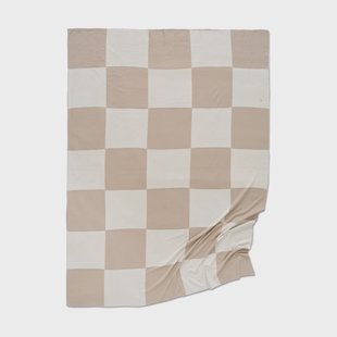 Classic Collection Square plaid 130x170 cm Beige-wit
