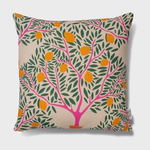 Classic Collection Lemon garden kussensloop 50x50 cm Groen